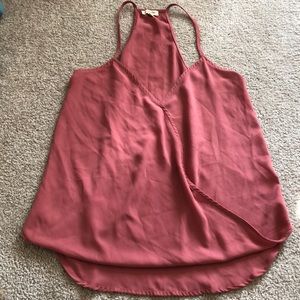 Mauve Crossover Tank Top